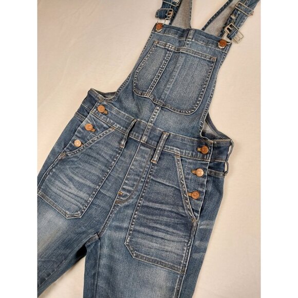 Madewell Coveralls Blue Denim Skinny Leg Sz XS - Picture 6 of 15